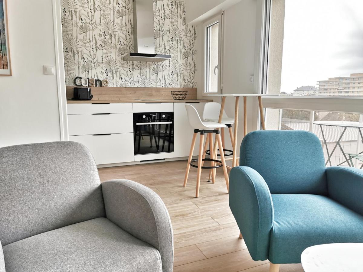 Appartement Lumineux Avec Balcon Et Parking Cherbourg-en-Cotentin Esterno foto