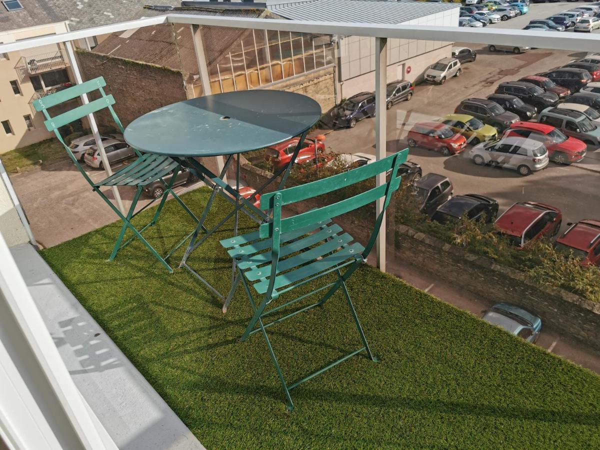 Appartement Lumineux Avec Balcon Et Parking Cherbourg-en-Cotentin Esterno foto